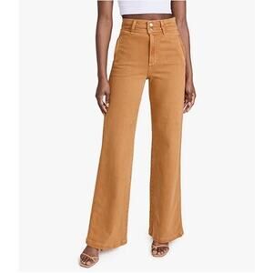 Joes Jeans Allana Wide Ankle Leg Pants Almond Brown High Rise NEW Womens Size 33